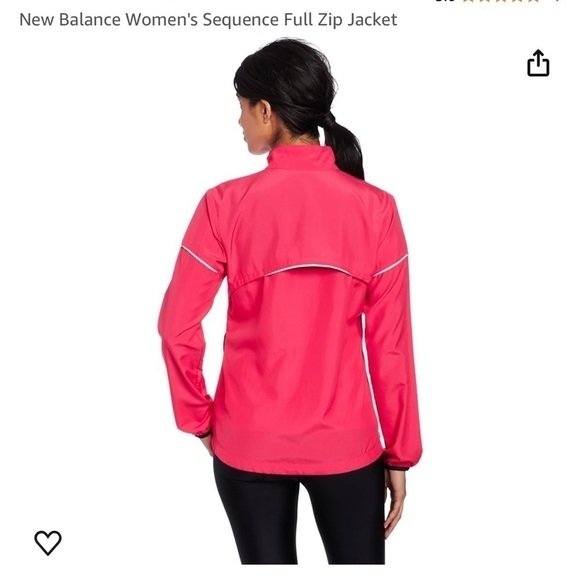 New Balance Women's Sequence Full Zip Jacket - Picture 9 of 10
